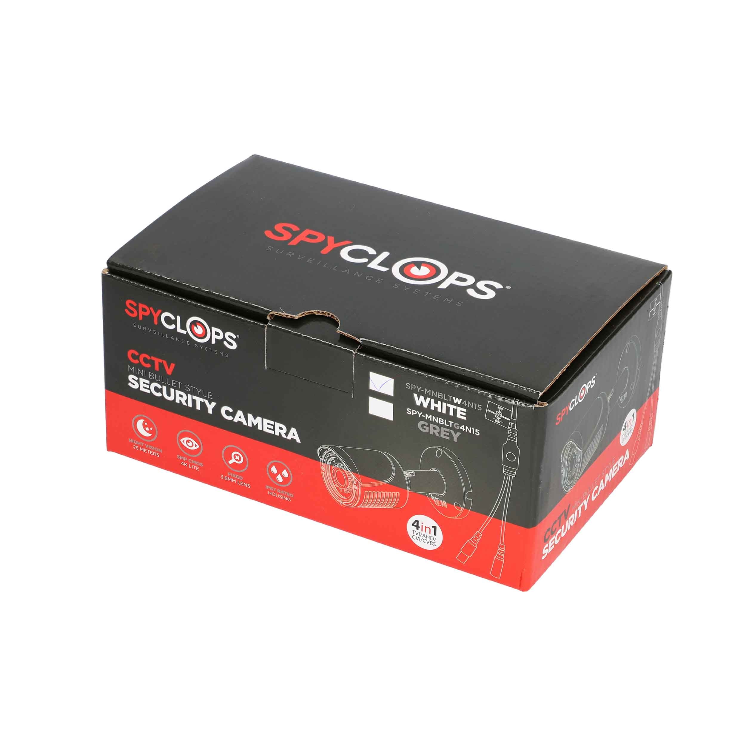 Metra Spyclops 5MP/4K Lite CCTV Mini Bullet Style Camera Hot on Sale