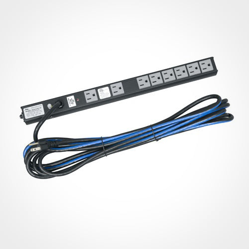 Middle Atlantic PD-815SC-20 8 Outlet 15A Slim Power Strip with 20ft Cord Supply