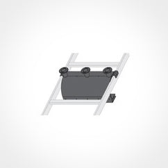 Middle Atlantic CL Series Adjustable Rung for 12 Inch Wide Cable Ladders with Drop, 3 Spools Hot on Sale