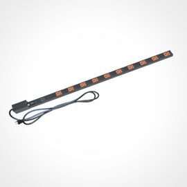 Middle Atlantic PDT-1015C-RN 10 Outlet 15A Power Strip, 2-Stage Surge Protection Online now