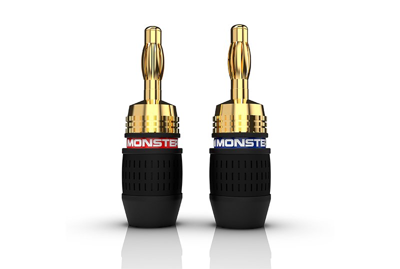 Monster Quicklock™ Banana Plug Speaker Connectors Fashion