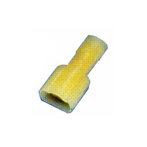 Morris 01418 Male Nylon Fully Insulated Disconnects 25 Pack – 12-10 Wire, .250x.032 Tab on Sale