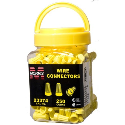 Morris 23374 Screw-On Wire Connectors P4 Yellow Small Jar Online Hot Sale