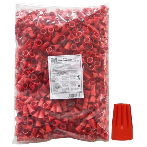 Morris 23176 Screw-On Wire Connectors P6 Red Bagged 500 Bulk Pack Online Hot Sale