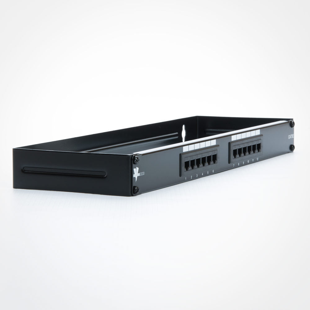 Cat5E Patch Panel w/ Wall Mount Bracket Combo Sale