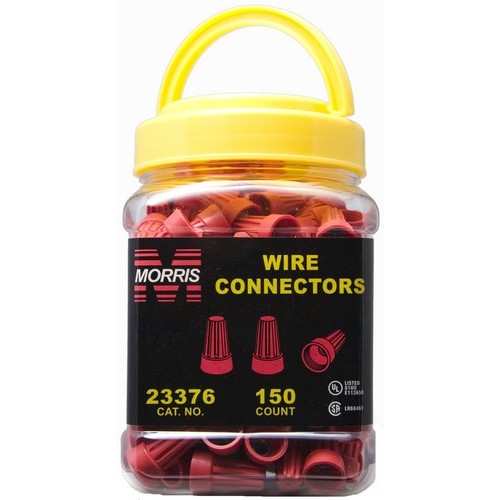 Morris 23376 Screw-On Wire Connectors P6 Red Small Jar Online now