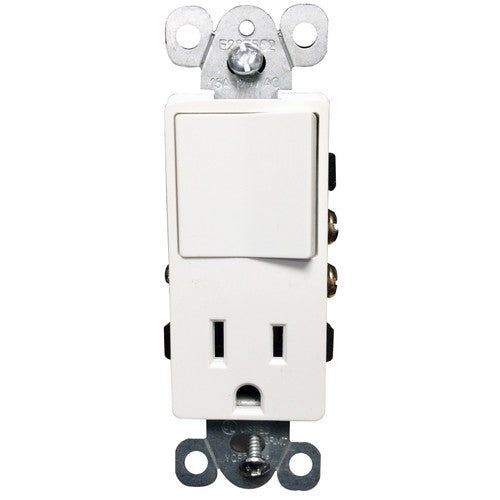 Morris 81990 Commercial Grade Decorative Single Pole Switch/Receptacle Rocker Switch 15A-125V Hot on Sale
