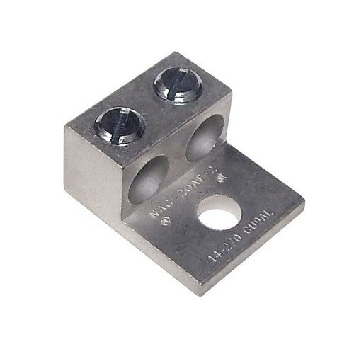 Morris 90812 Aluminum Mechanical Connectors Two Conductors – One Hole Mount 1/0-#14 Awg Fashion