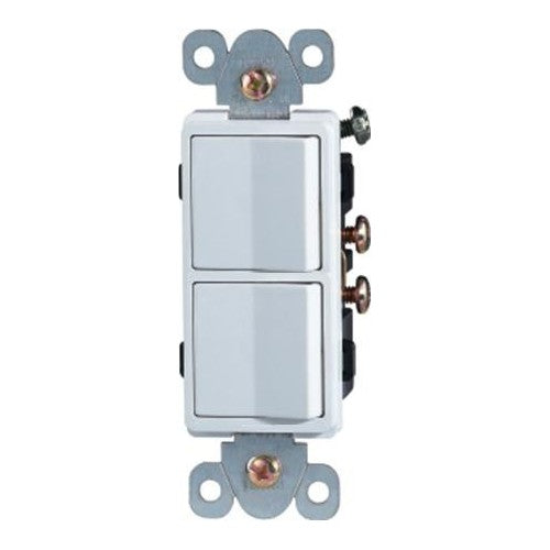Morris 81980 Commercial Grade Decorative Double Rocker Switch 15A-120/277V Sale