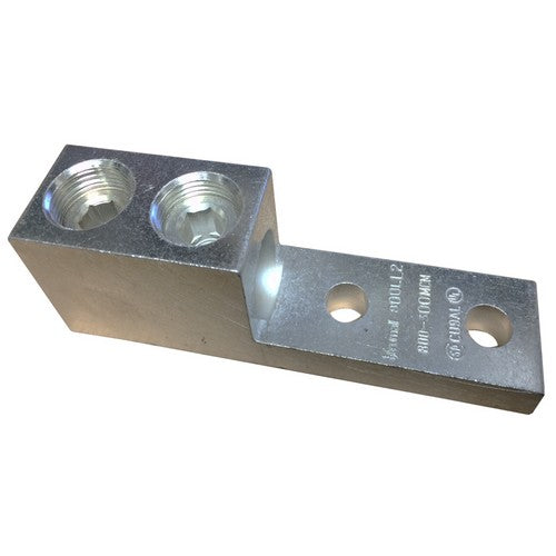 Morris 90941 Aluminum Mechanical Connectors 1 Conductor – Two Hole Mount 600MCM-#4 Awg Online Hot Sale
