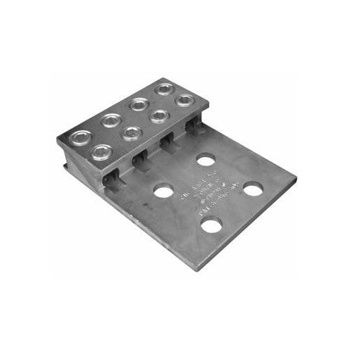 Morris 90964 Aluminum Mechanical Connectors 4 Conductors – Four Hole Mount 250MCM-#6 Awg Online now