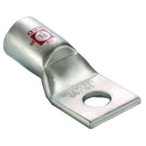 Morris 94055 Copper Short Barrel 1 Hole Compression Lugs 1/0 Awg 1/2 Stud Online Sale