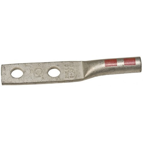 Morris 94342 Copper Long Barrel 2 Hole Compression Lugs #1 Awg 1/2 Stud  1-3/4″ Spacing Online Hot Sale