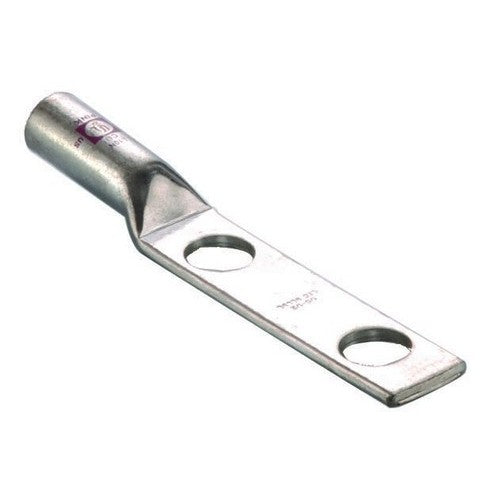 Morris 94353 Copper Long Barrel 2 Hole Compression Lugs 2/0 Awg 1/4 Stud  3/4″ Spacing Online Hot Sale