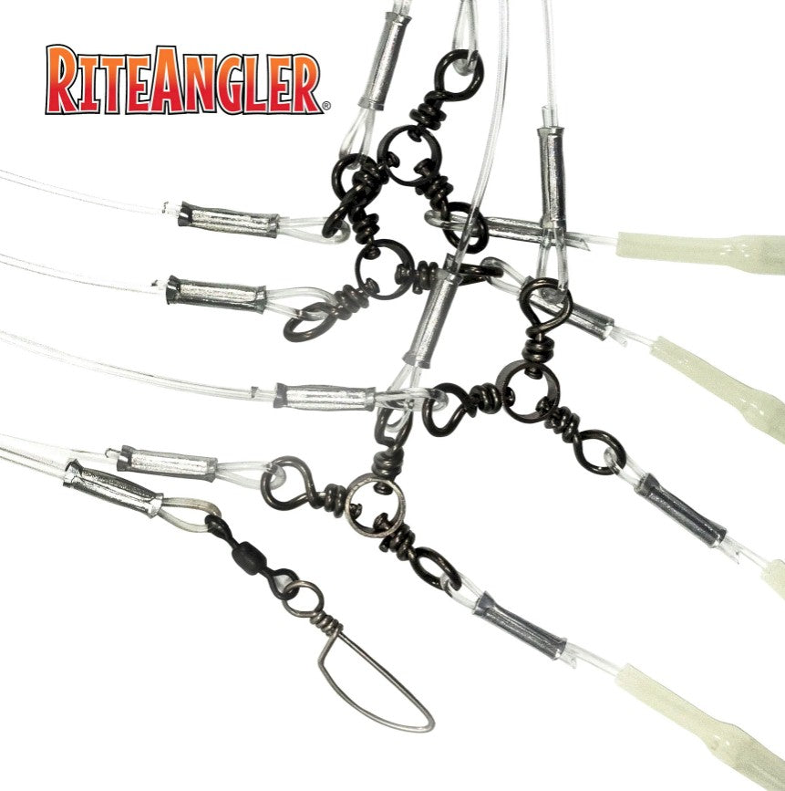 Rite Angler 61048 Deep Drop Rig 200lb. Mono 9/0 Hooks Hot on Sale