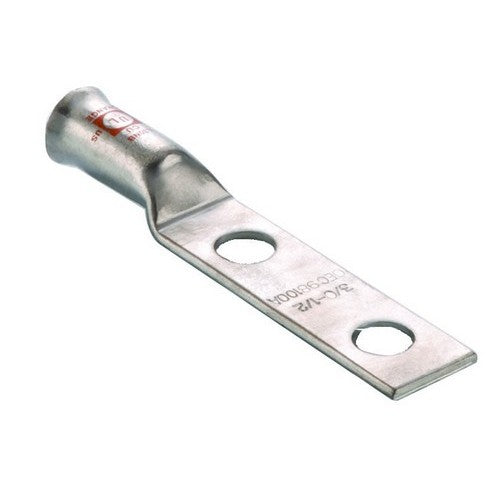 Morris 94721 Copper Flex Cable Long Barrel 2 Hole Compression Lugs #1 Awg 3/8 Stud 1″ Hole Spacing Online now