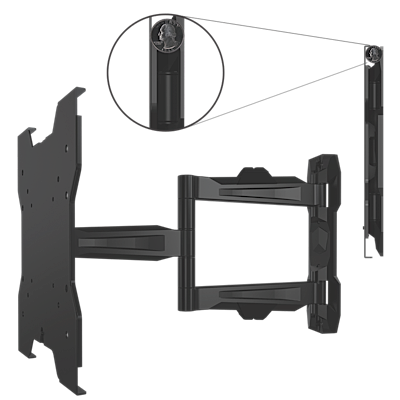 Crimson-AV AU42 World’s Thinnest Articulating Mount for 13-46 Inch TVs Supply