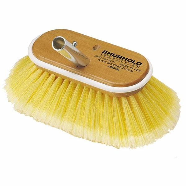Shurhold SHUR-LOK Deck Brush Head 960 Soft Yellow Poly Hot on Sale
