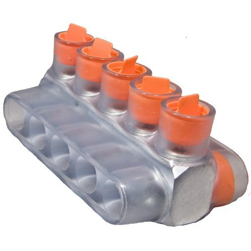 Morris 97358 Clear  Insulated Multi-Cable Connector – Dual Entry 5 Ports 2/0 – 6 Online Sale