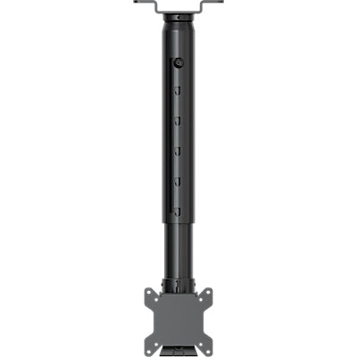 Crimson-AV Complete Ceiling TV Mount Installation Kit for 10-32 Inch Screens, 12-18 Inch Drop Online now