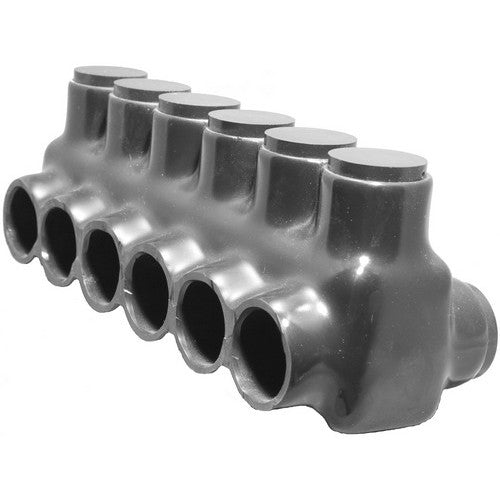 Morris Black Insulated Multi-Cable Connector – Dual Entry 6 Ports 4 – 14 Discount