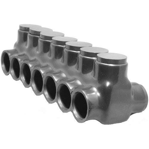 Morris Black Insulated Multi-Cable Connector – Dual Entry 7 Ports 4 – 14 Fashion