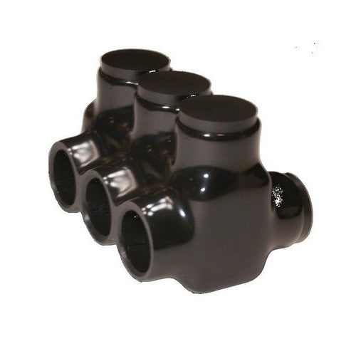 Morris Black Insulated Multi-Cable Connector – Dual Entry 3 Ports 4 – 14 Fashion