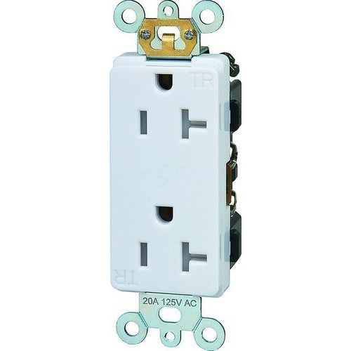 Morris Decorative Tamper Resistant Commercial Grade Duplex Receptacle 20A-125V Fashion