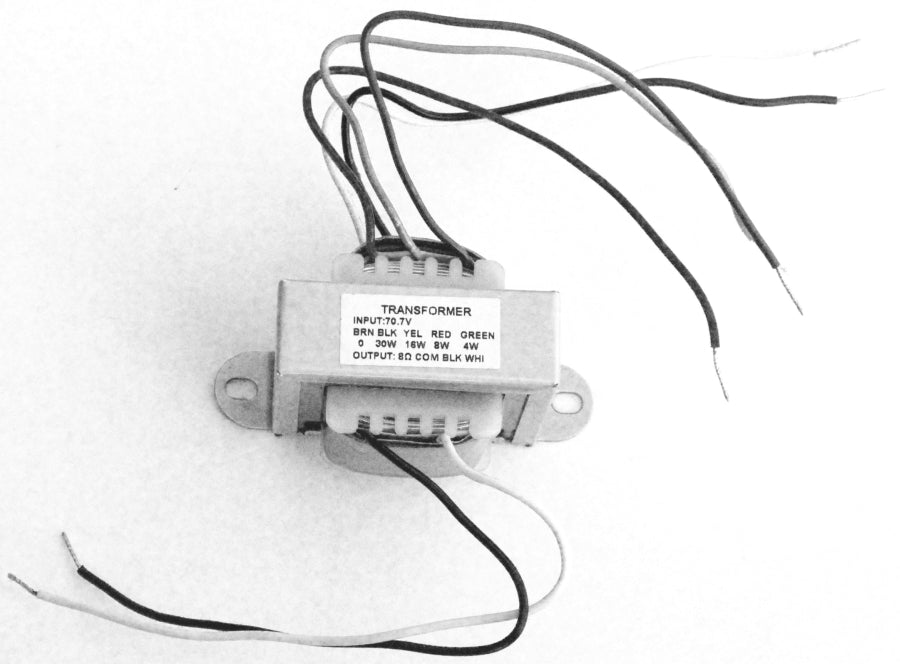 Current Audio R70VT Remote 70 Volt to 8 Ohm Line Matching Transformer on Sale