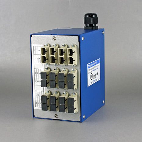 DINSpace SNAPXL-24SC-MM Compact Fiber Optic Patch Panel, 24 Ports Hot on Sale