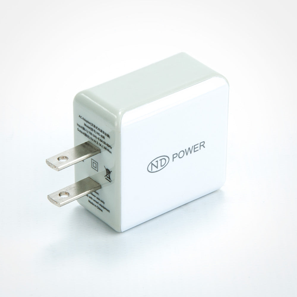 Dual USB Charger for Tablet or Smartphone – 5V 2.1A Online