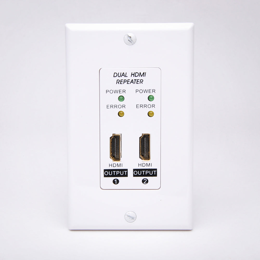 Dual HDMI Repeater Wall Plate – 150ft on Sale