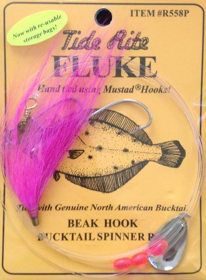 Tide Rite R558 Beak Hook Bucktail Spinner Fluke Rig on Sale