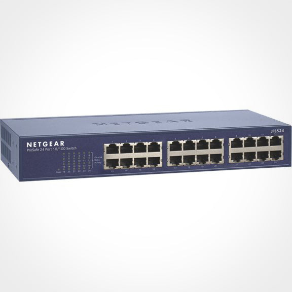 NETGEAR ProSafe 24-Port 10/100 Fast Ethernet Switch Sale