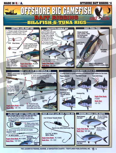 Tightlines Offshore Bait Rigging #4 Chart Online Sale