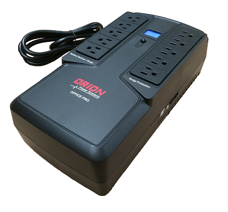 Orion Power Office Pro LCD Flat Style UPS Battery Backup w/ Touchscreen LCD – 550VA/330W Sale