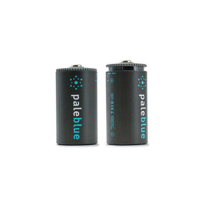 Pale Blue Lithium Ion USB Rechargeable D Batteries – 2 Pack on Sale