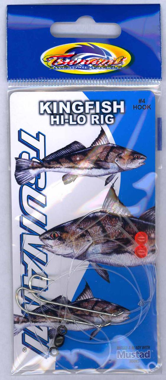 Tsunami Kingfish Hi-Lo Rig without Floats Hot on Sale