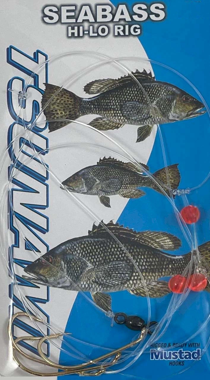 Tsunami Sea Bass Beaded Hi-Lo Rig Online Hot Sale