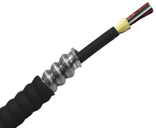 Armored Distribution Fiber Optic Cable, Multimode, 50/125 OM3, Corning Fiber, Indoor/Outdoor, Plenum OFCP – 350FT Online
