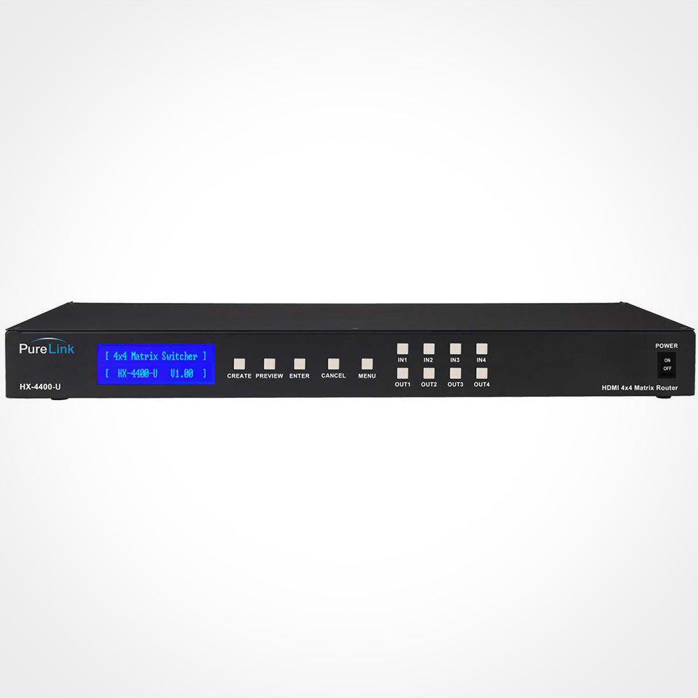 PureLink 4×4 HDMI Integrated Matrix Switcher – 4K Support Supply