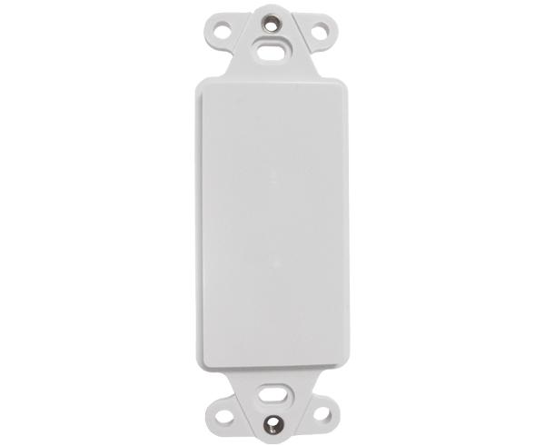 Decorative Wall Plate Inserts – Blank, 1-Port, 2-Port, 4-Port, 6-Port – Available in 3 Colors Supply