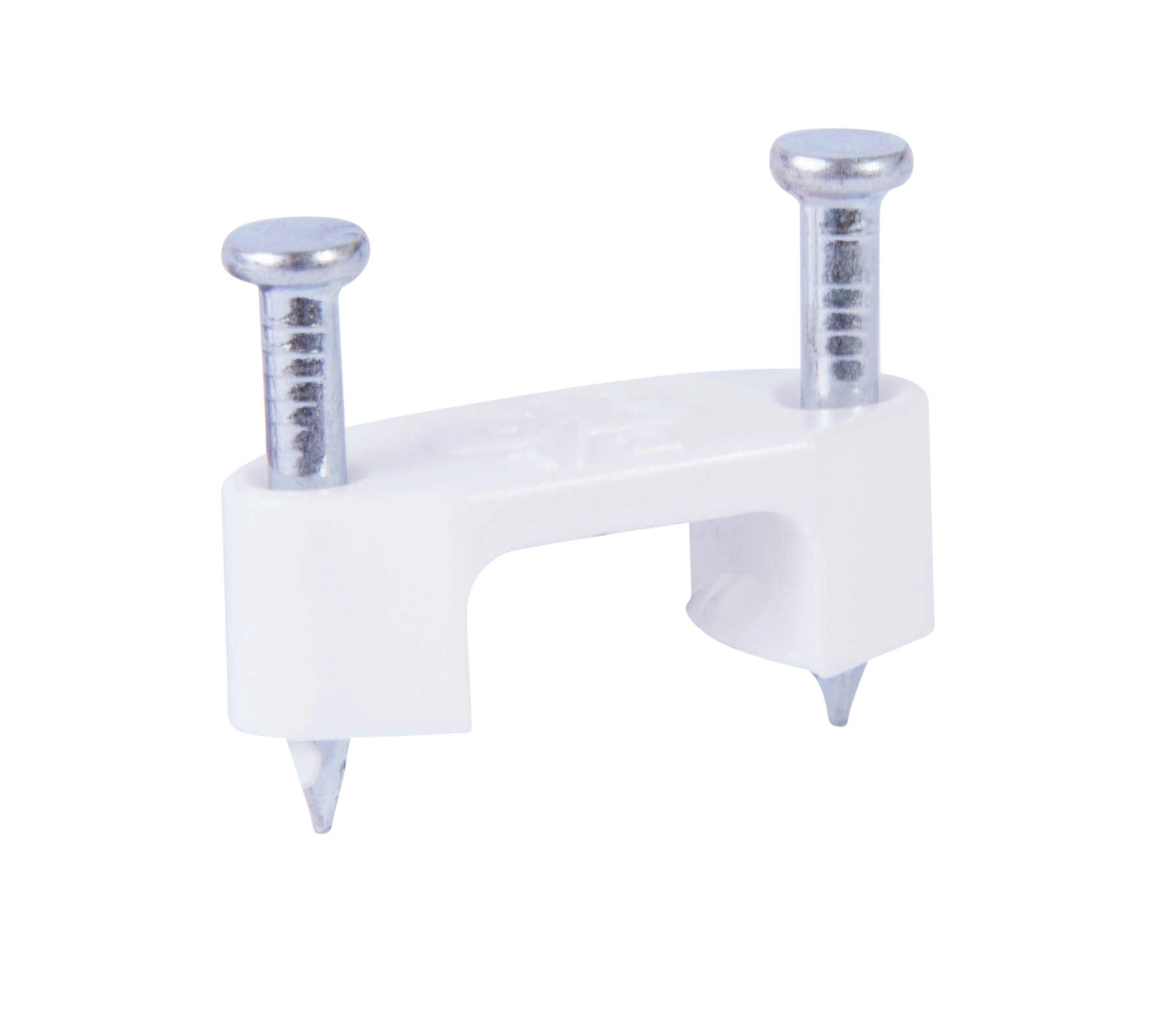Gardner Bender 1/2 in. Plastic Clip-On Masonry Staples (25-Pack) – White, PSM-1550T Supply