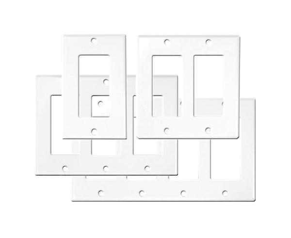 Decor Wall Plates, Single, Double, Triple, Quad Gang – Available in 2 Colors Online