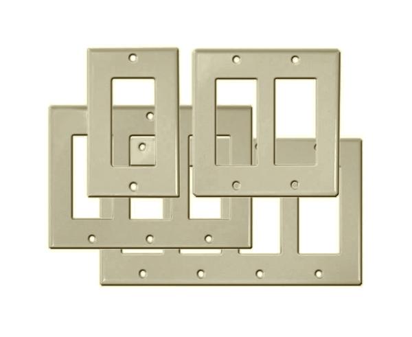 Decor Wall Plates, Single, Double, Triple, Quad Gang – Available in 2 Colors Online