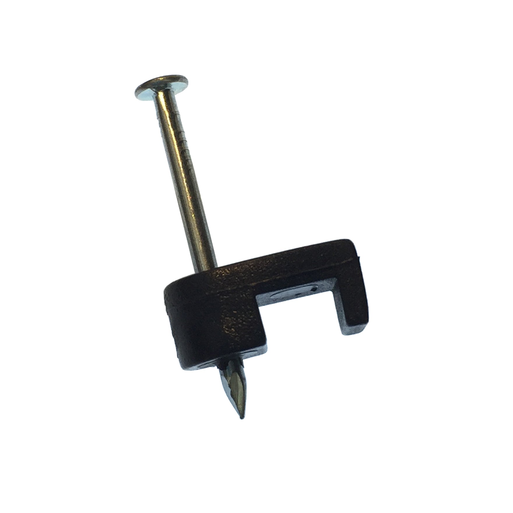 Gardner Bender 1/8 in (5 mm), Polyethylene Staple, Secures Low Voltage/Bell/Speaker Wire, Zinc Plated for Wood App, Black, (25/Pkg), PMB-1525 Discount