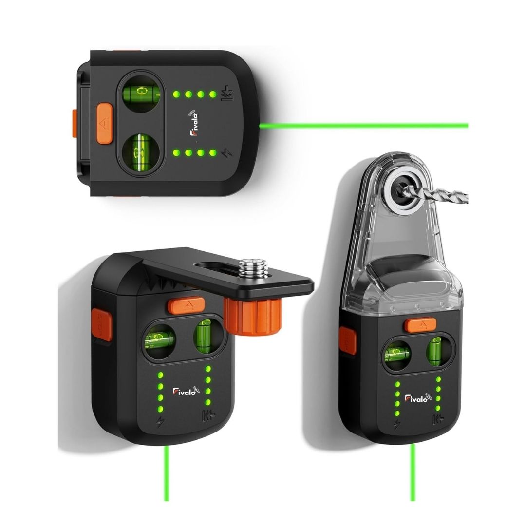 3-in-1 Laser Level Tool with Dust Collector and Wall Bracket Hot on Sale
