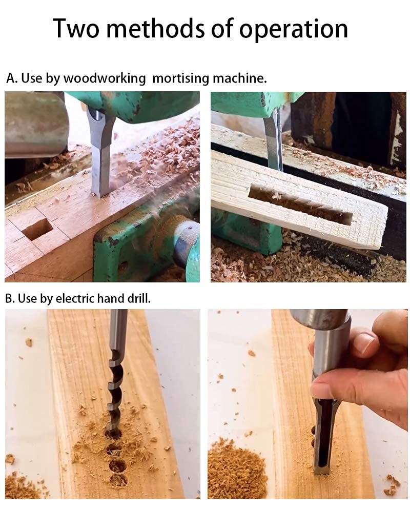 Square Hole Drill Bit 4 Pcs Online