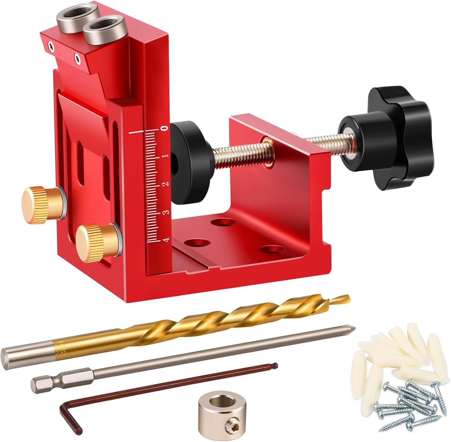 3 in 1 Pocket Hole Jig Kit for straight holes Hot on Sale