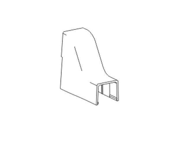 E-Z Duct Drop Ceiling Connector (For E-Z-58 Raceways), white Sale